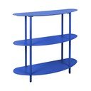 Etajeră albastră din metal 90x82x28 cm Cool Retro – Leitmotiv