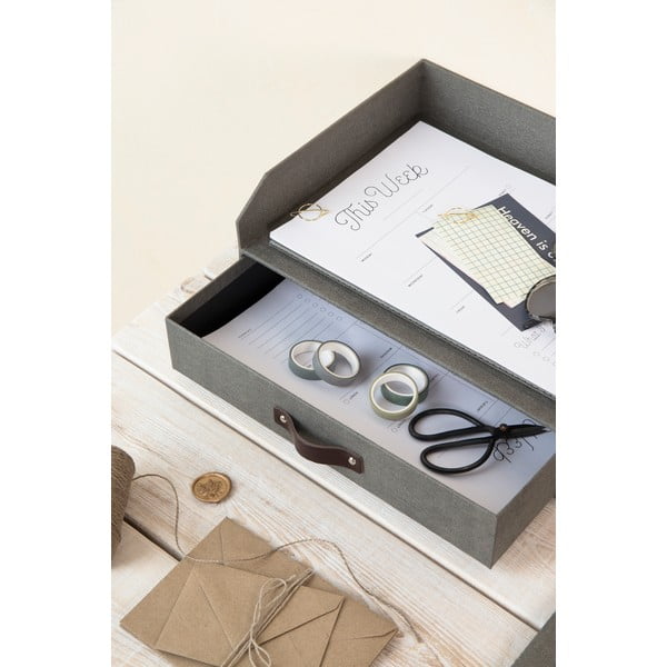 Organizator pentru sertar/pentru documente din carton Walter – Bigso Box of Sweden-image-1