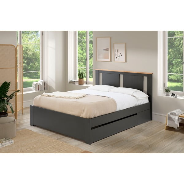 Sertar pentru sub pat Marckeric Enara, 137 x 147 cm, gri antracit-image-1