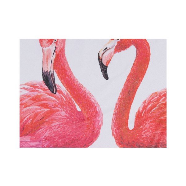 Prosop plajă din bumbac Flamingos, ⌀ 150 cm-image-2