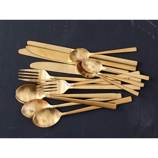 Tacâmuri alămii din oțel 16 buc. Brass – Bitz-image-3