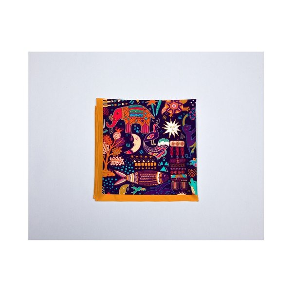 Eșarfă damă Madre Selva Electric Animals, 70 x 50 cm-image-3