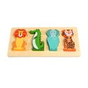 Puzzle din lemn Colourful Creatures - Rex London