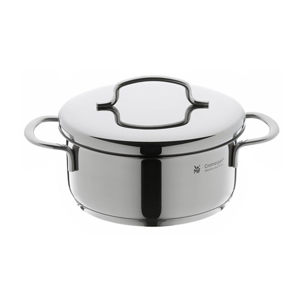 Oală din oțel inoxidabil cu capac WMF Cromargan® Mini, ⌀ 14 cm-image-1