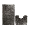 Covorașe de baie gri-închis pentru WC 2 buc. 80x50 cm Bati – Restilo