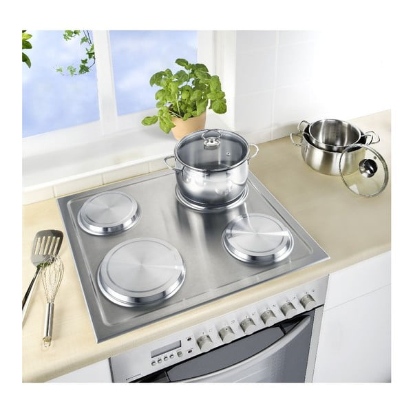 Protecții pentru aragaz 4 buc. din oțel inoxidabil 20x20 cm – Wenko-image-2