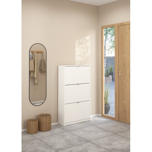 Pantofar alb cu deschidere înclinată Shoes – Tvilum-image-1