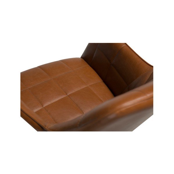 Scaun din piele artificială DAN-FORM Denmark Embrace Vintage, maro-image-3