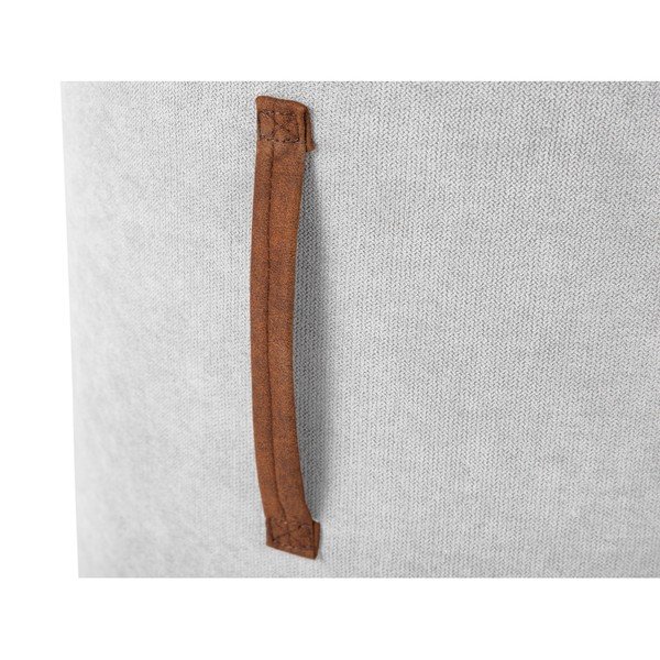 Puf Kooko Home Motion, ø 40 cm, gri deschis-image-4