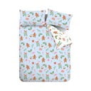 Lenjerie de pat albastră din microfibră pentru pat dublu, extinsă 230x220 cm Gingerbread – Catherine Lansfield