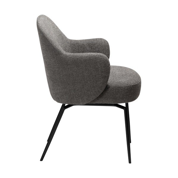 Scaun de living bej cu cotiere/rotativ Bae – DAN-FORM Denmark-image-2