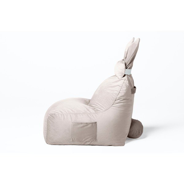 Fotoliu puf pentru copii bej Funny Bunny – The Brooklyn Kids-image-4