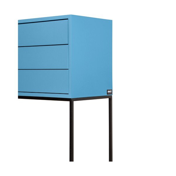 Comodă albastru-deschis joasă 113x88,5 cm Scott – Really Nice Things-image-3