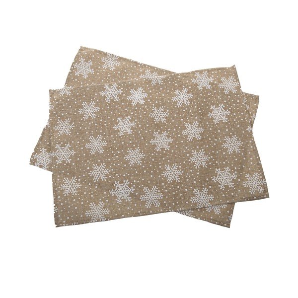 Suporturi pentru farfurii 2 buc. din material textil 32x45 cm  cu model de Crăciun – Dakls