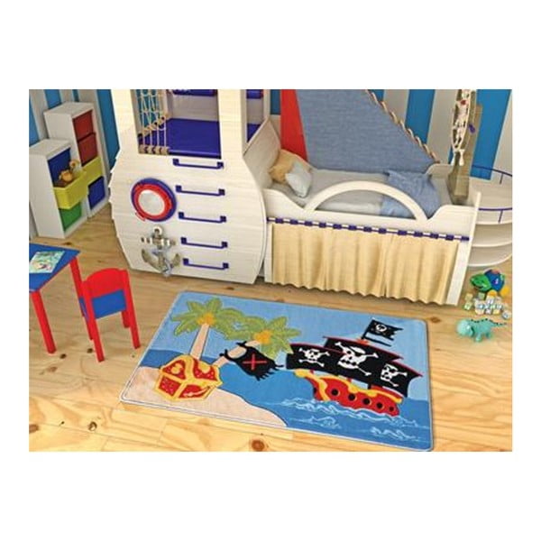 Covor pentru copii Confetti Pirate Ship, 100 x 160 cm