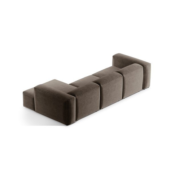 Colțar maro (cu colț pe partea dreaptă/cu șezlong) Bergamo – Cosmopolitan Design-image-4