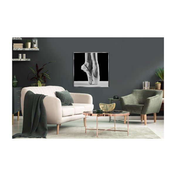Tablou din sticlă Styler Ballet, 71 x 71 cm-image-2