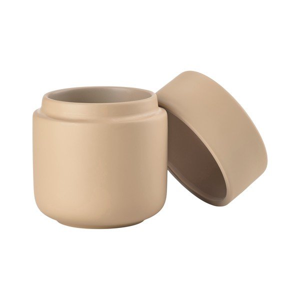 Organizator de baie bej pentru dischete demachiante din gresie ceramică Ume – Zone-image-2