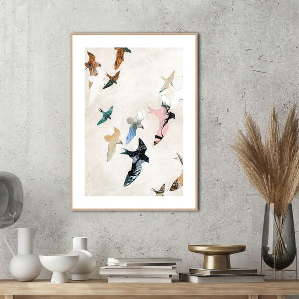 Tablou 30x40 cm Abstract Birds – Malerifabrikken-image-2