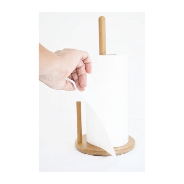 Suport din bambus pentru prosoape de bucătărie Bambum Cornetti-image-1