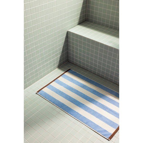 Covoraș de baie albastru din material textil 50x80 cm Gobo – noo.ma-image-2