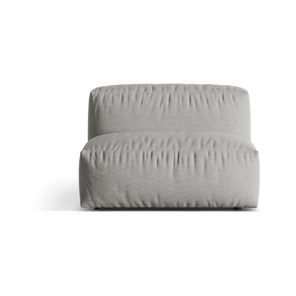 Modul pentru canapea modulară gri deschis (de mijloc) Martina – Micadoni Home