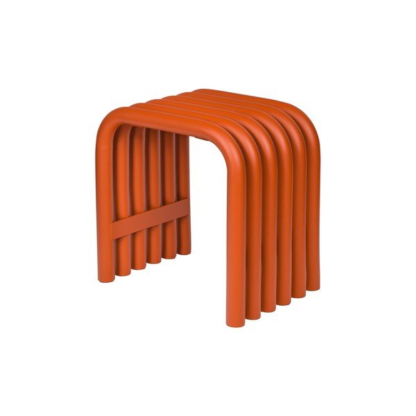 Scaun de grădină portocaliu din metal Nokk – noo.ma