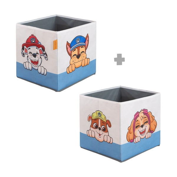 Organizatoare de jucării pentru copii 2 buc. din material textil 27x27x27 cm Paw Patrol – Roba