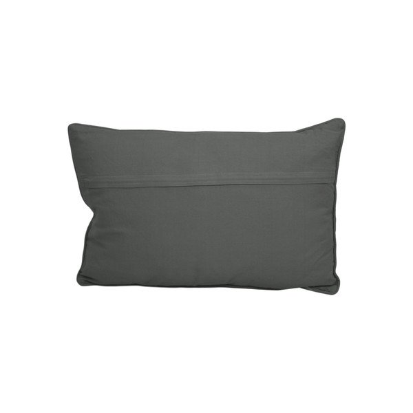 Pernă din bumbac HSM collection Colorful Living Mira, 60 x 40 cm, gri deschis-image-1