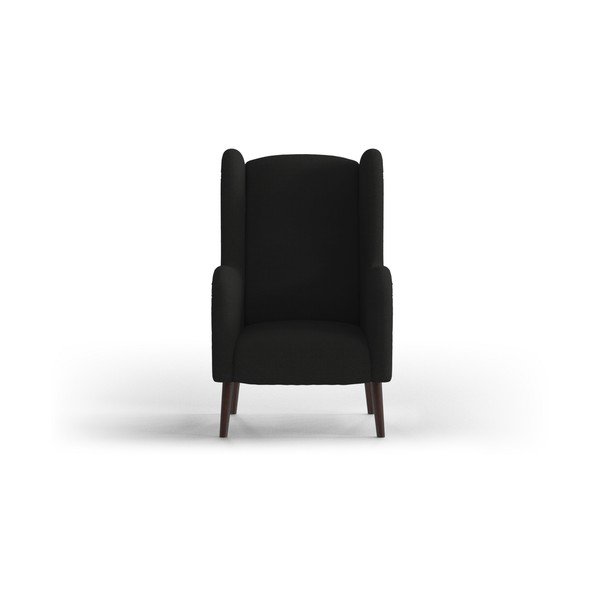Fotoliu cu spătar înalt My Pop Design Muette, negru-image-3