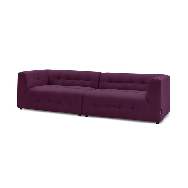 Canapea violetă 324 cm Kleber - Bobochic Paris-image-3