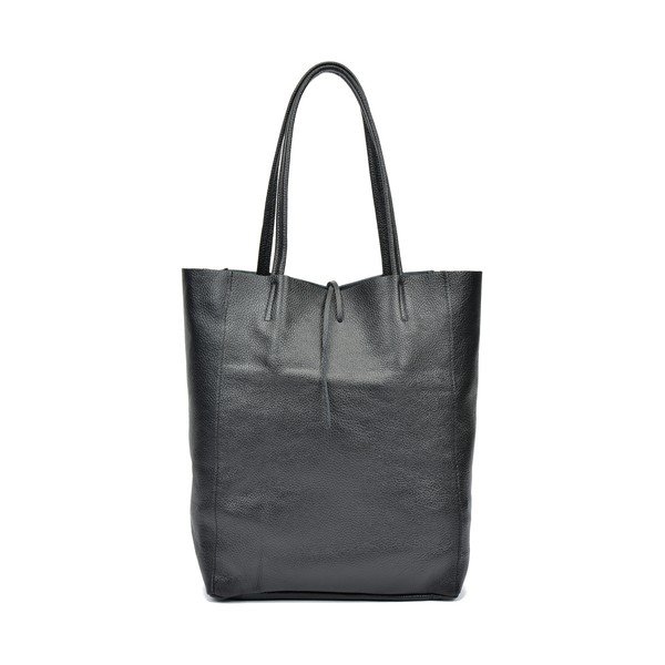 Geantă din piele Sofia Cardoni Easy, negru-image-3