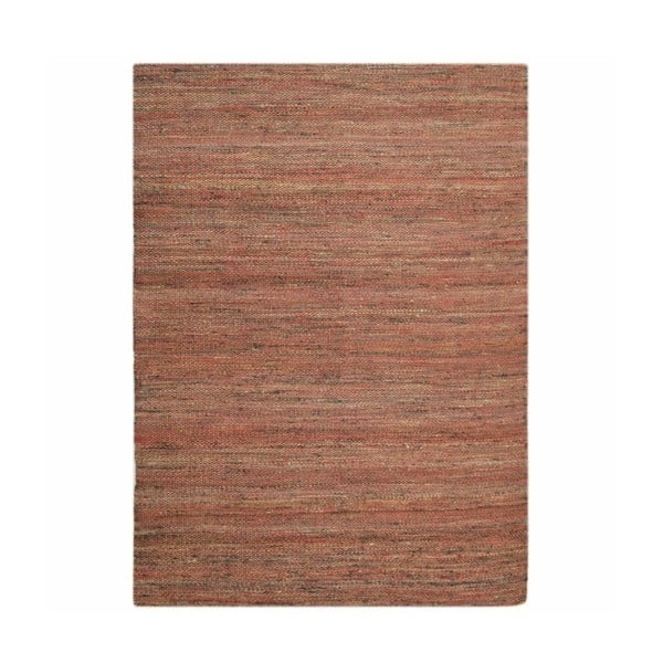 Covor iută The Rug Republic Flamings, 230 x 160 cm, roșu