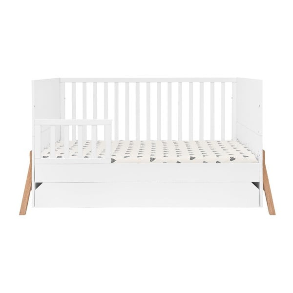 Pătuț pentru copii cu sertar BELLAMY Lotta, 70 x 140 cm, alb-image-2