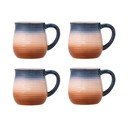 Căni albastre/portocalii 4 buc. din ceramică 200 ml Tatum – Bloomingville