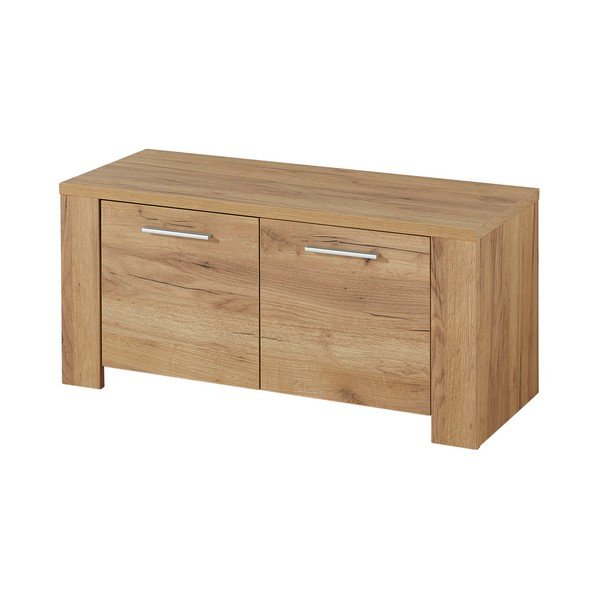 Bancă, spațiu de depozitare, decor lemn de stejar Germania Castera-image-1