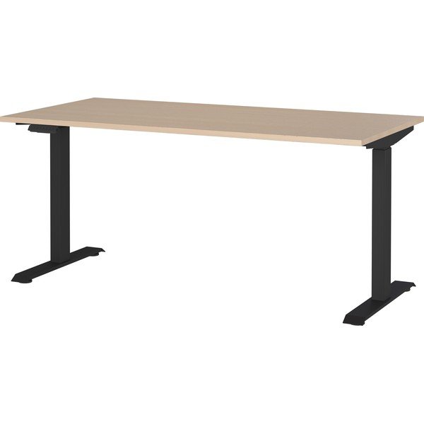 Birou cu aspect de lemn de stejar cu înălțime ajustabilă electric 80x160 cm – Germania