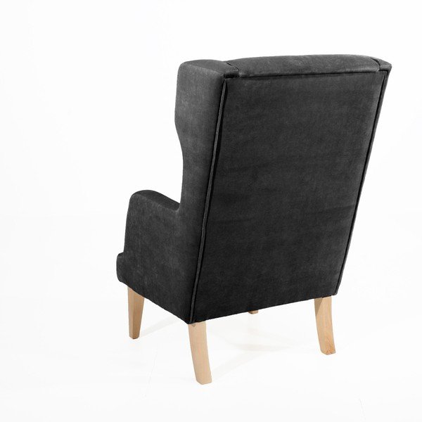 Fotoliu Max Winzer Bennet Suede, negru-image-4