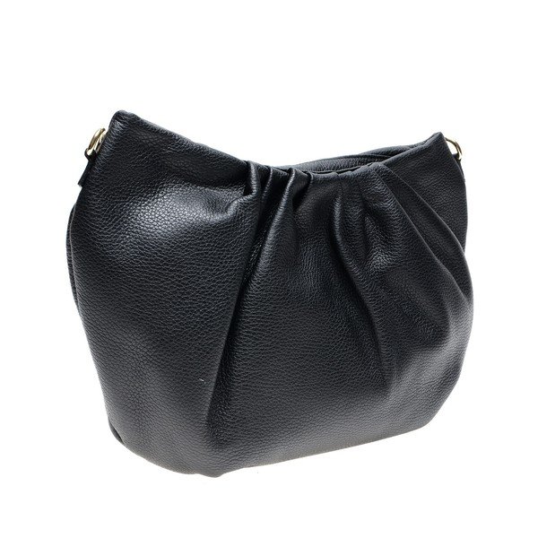Geantă din piele Carla Ferreri, negru-image-1