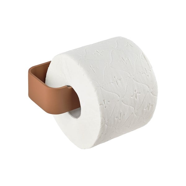 Suport pentru hârtie igienică teracotă de montat pe perete din metal Ume – Zone