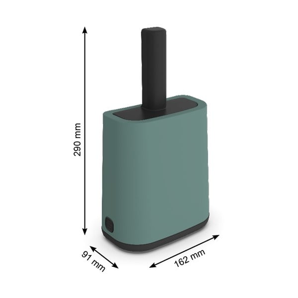 Lopățică cu suport pentru litieră 9x16 cm Biala - Rotho-image-3