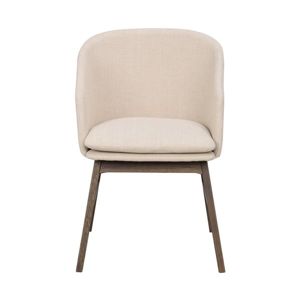 Set de scaune de sufragerie bej 2 buc. tapițat Windham – Rowico-image-3