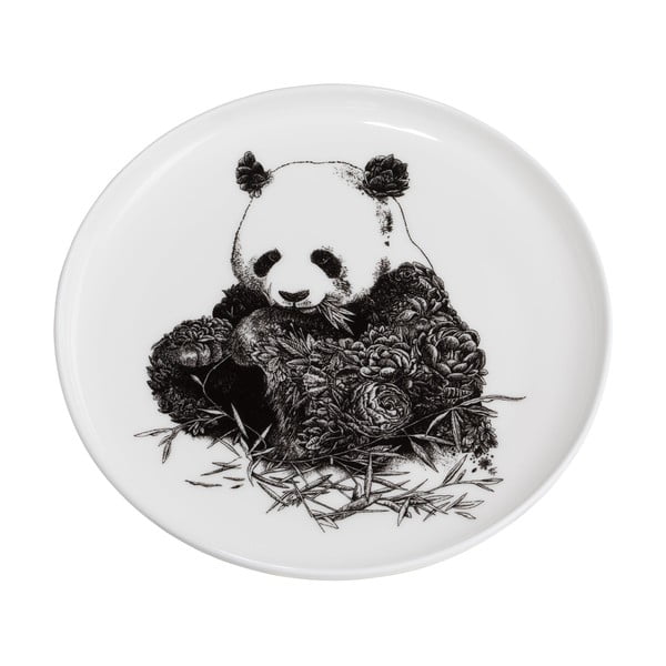 Farfurie din porțelan Maxwell & Williams Marini Ferlazzo Panda, ø 20 cm, alb