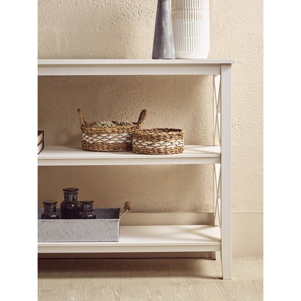 Etajeră albă din lemn de pin 120x81x40 cm Heritage – Premier Housewares-image-4
