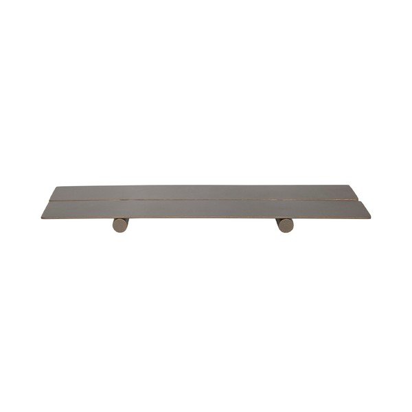 Raft pentru baie maro de montat pe perete din oțel inoxidabil Pieni – OYOY Living Design