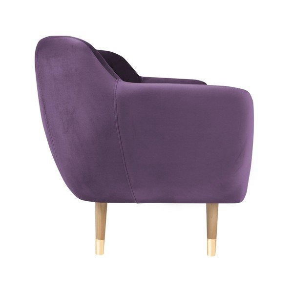 Canapea cu 3 locuri Mazzini Sofas Amelie, violet-image-1
