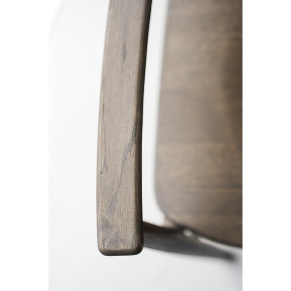 Scaun de dining maro închis din lemn de stejar Maidstone – Rowico-image-4