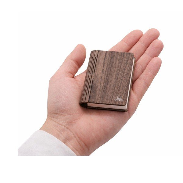 Decorațiune luminoasă în culoare naturală închisă portabilă cu USB BookLight – Gingko