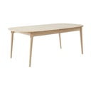 Masă de dining în culoare naturală extensibilă din lemn de stejar 106x184 cm Miro – Hammel Furniture