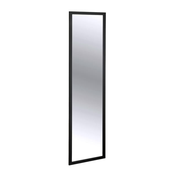 Oglindă suspendată pentru ușă Wenko Home, înălțime 120 cm, negru